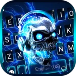 lightning music skull keyboard android application logo